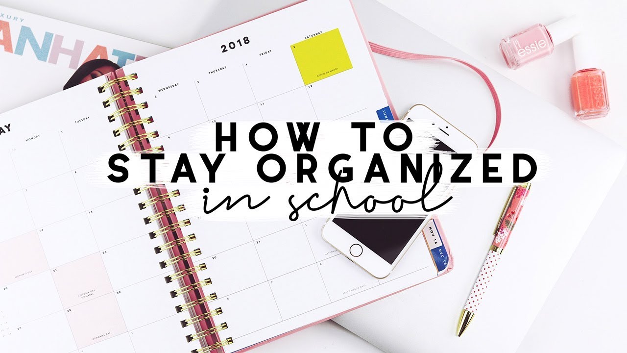 How I Time Manage + Stay Organized in College | Reese Regan