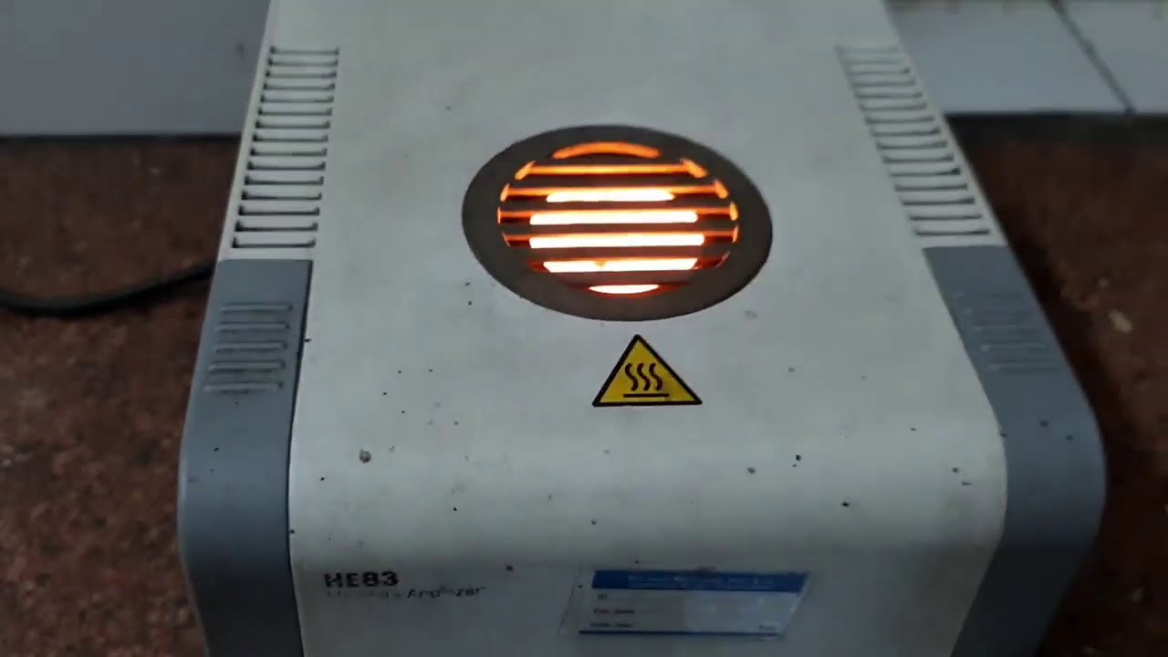 How to check Moisture automatically and manually || Halogen moisture analyzer
