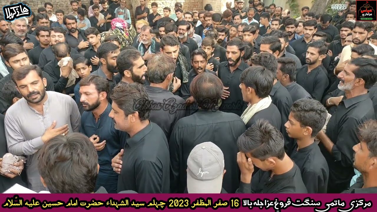 New Noha | Towadi Pak ziarat da Maula | Markzi Matmi Sangat Farogh E Aza Jalla Bala | 16 Safar 2023.