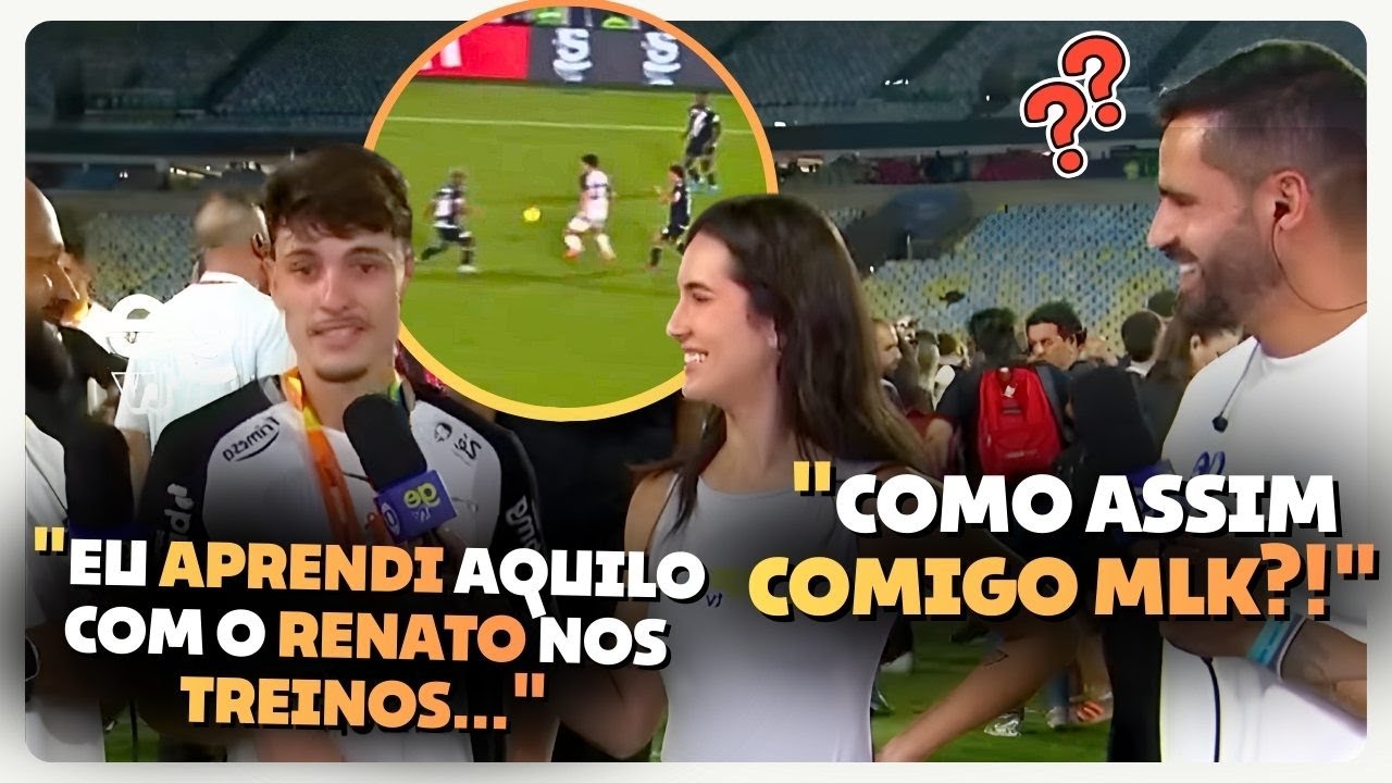 BRENO BIDON PEGA RENATO AUGUSTO DE SURPRESA DIZENDO QUE APRENDEU AQUELE DRIBLE COM ELE
