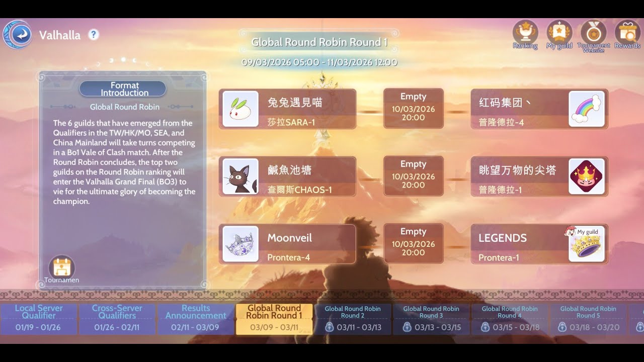 VALHALLA CUP! LEGENDS VS MOONVEIL! CRAZYDOLL! RAGNAROK ORIGIN GLOBAL - LIVE