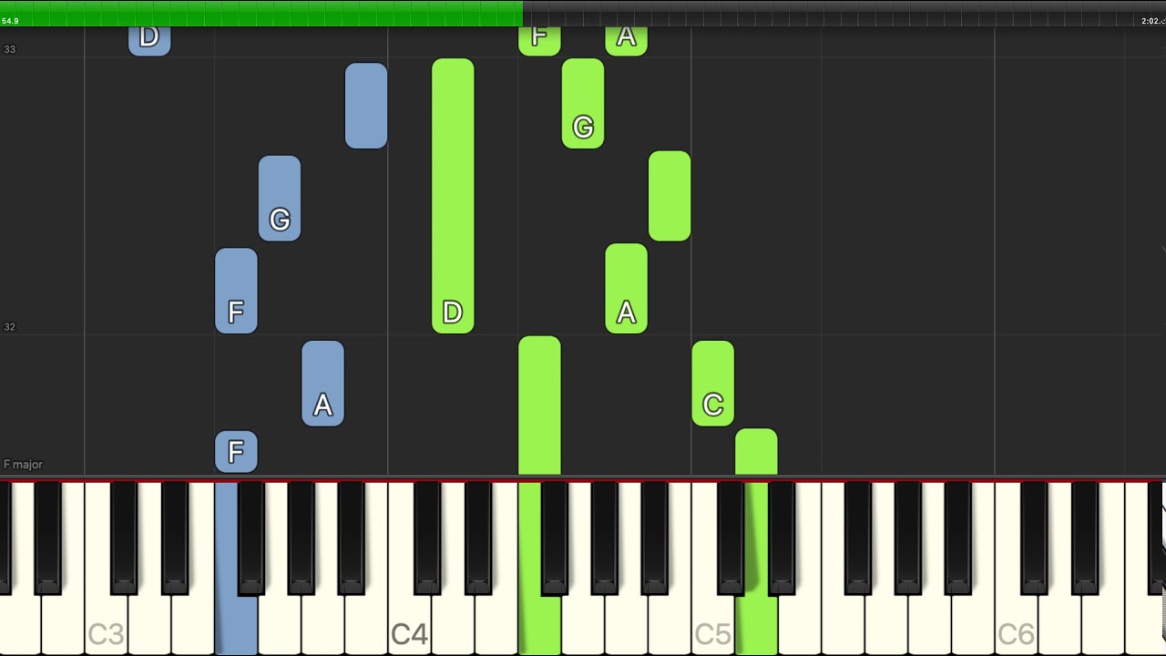 Traditional - Scarborough Fair - Piano Cover Tutorials - Backing Track
