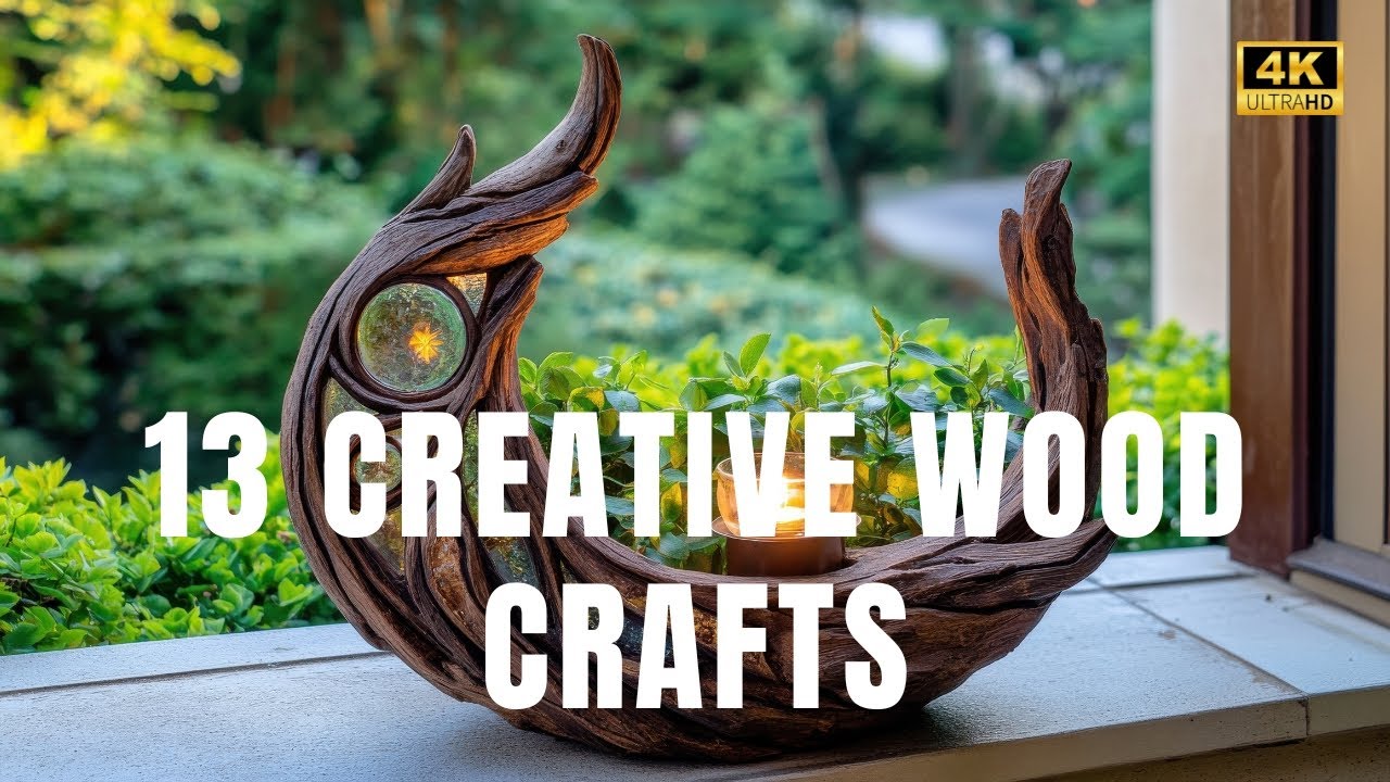 🪵 13 Creative Wood Crafts to Turn Fallen Branches into Garden Beauty