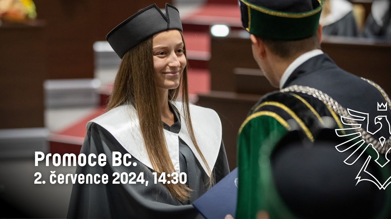 Slavností promoce bakalářů SU OPF, 2.7.2024 14:30