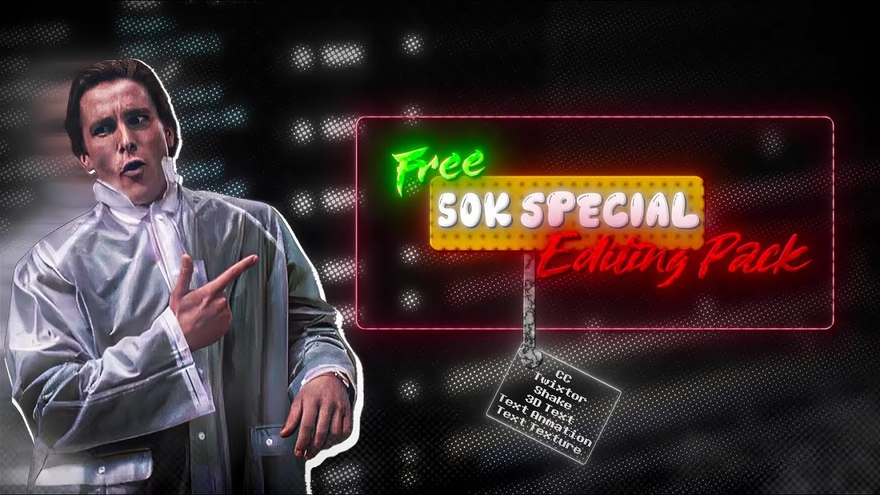 50k Special Free After Effect Editing Pack - Part 1 | Free Editing Pack | Giveaway
