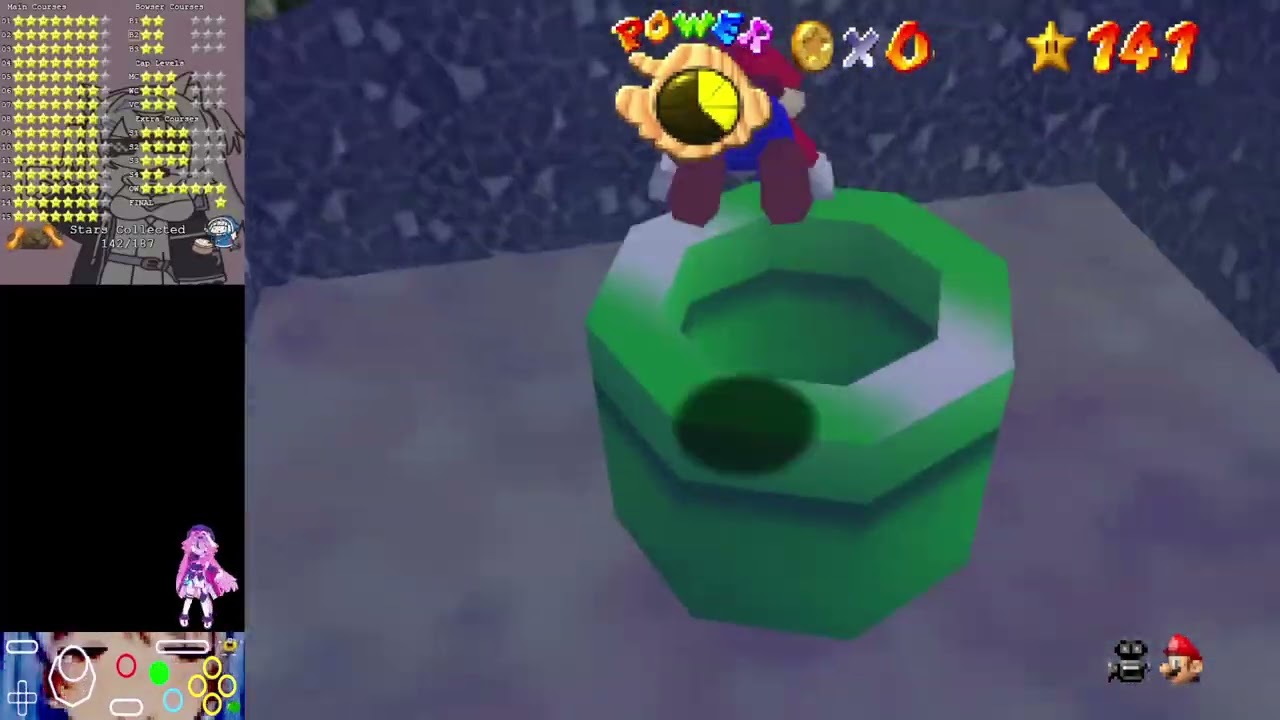 SM64 POWER STAR MADNESS - Green Stars (Savestateless)
