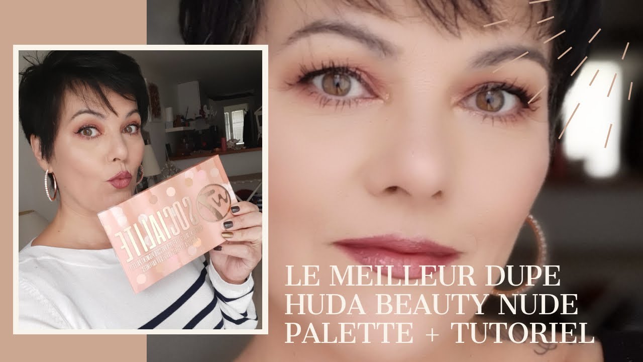 W7 SOCIALITE, le meilleur dupe de la New Nude palette d'HUDA BEAUTY? #haloeye #dupepalette #w7