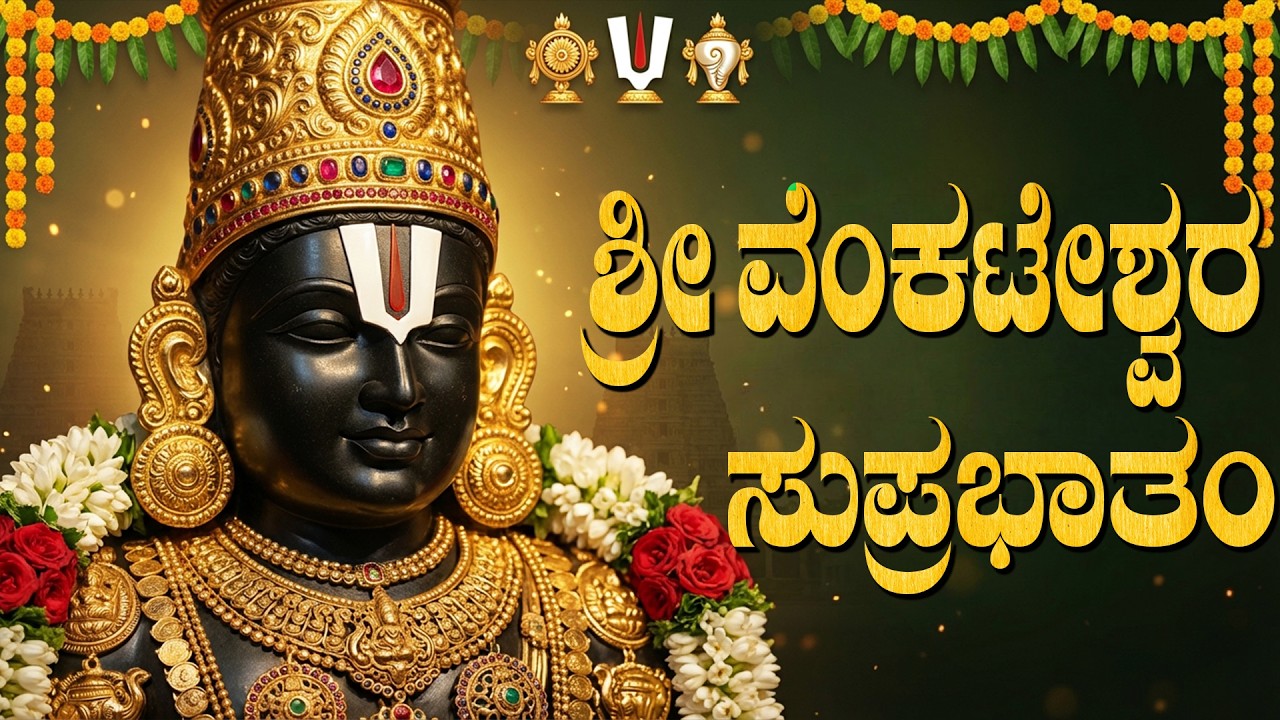 ಶ್ರೀ ವೆಂಕಟೇಶ್ವರ ಸುಪ್ರಭಾತಂ | Sri Venkateswara Suprabhatam Kannada | Morning Devotional Songs Kannada