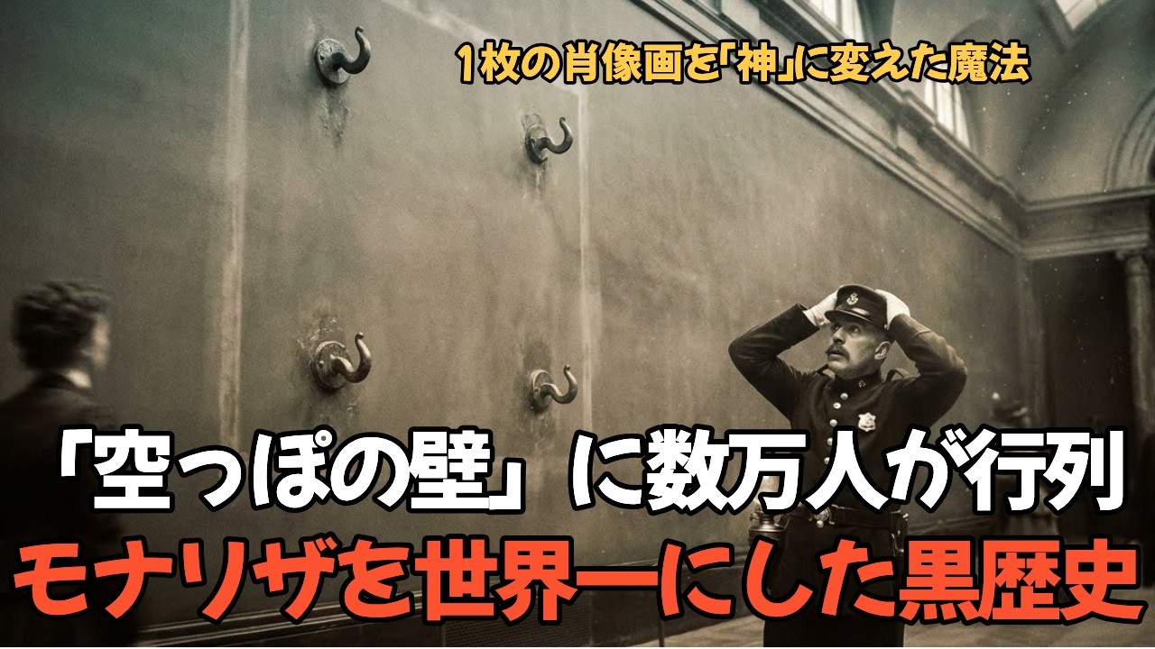 モナ・リザ盗難事件の真相｜ピカソが容疑者？世界一有名な名画が誕生した「空白の24時間」