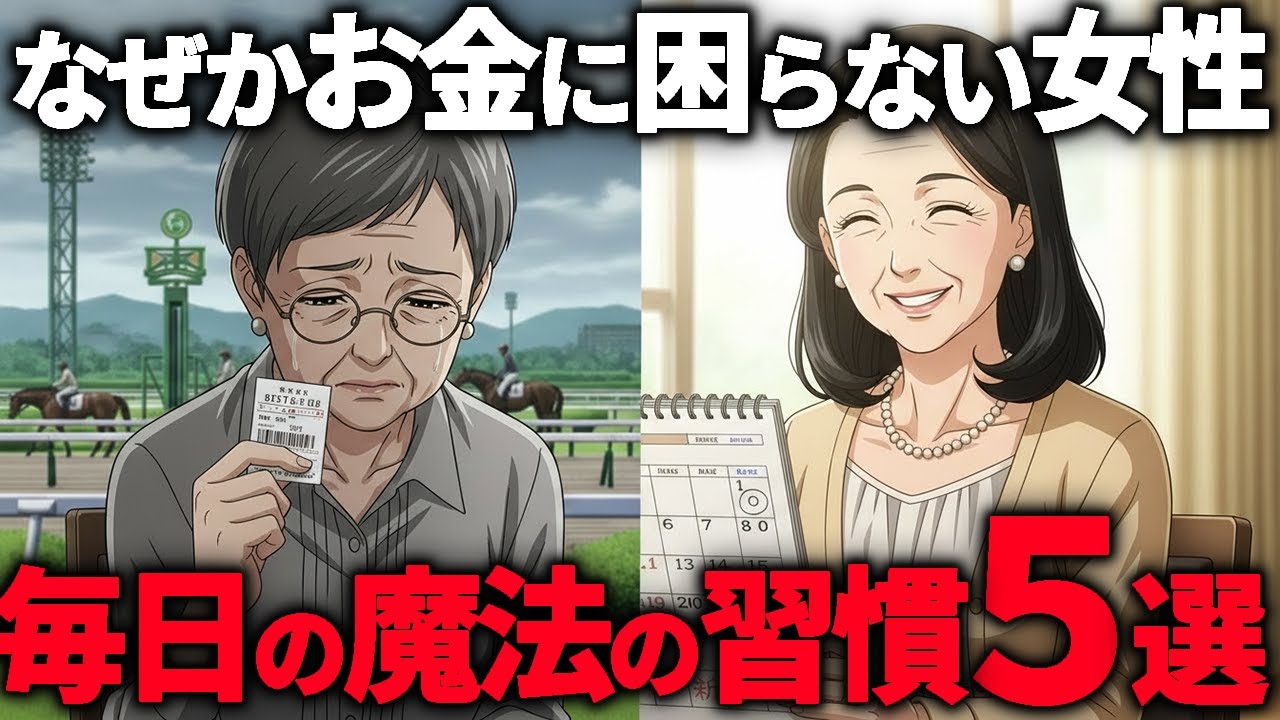 60代になってから「お金に困らない人」が絶対に毎日している5つの魔法の習慣【シニア朗読雑学】