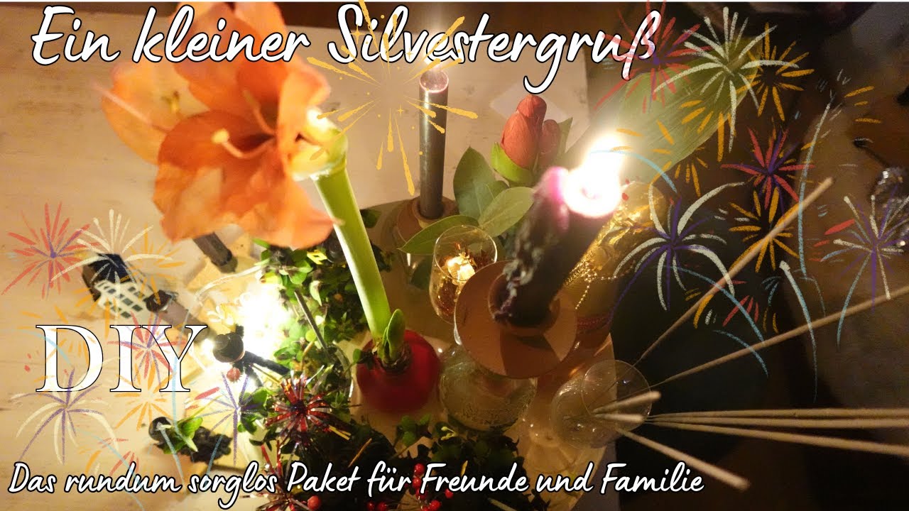 🎆 ✨Silvestergruß DIY | Kreative Deko & Neujahrsgrüße selbst gemacht ✨🎆