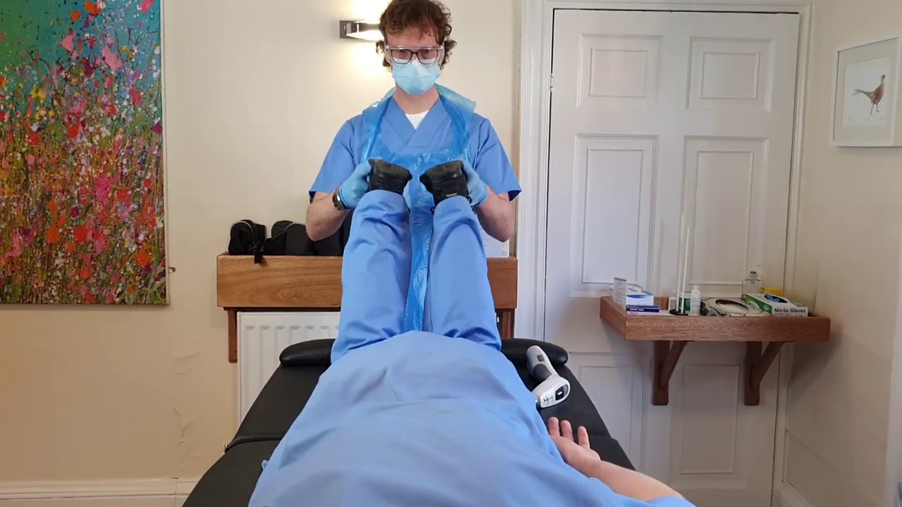 South Street Chiropractic - Activator Adjustment for calf issues related to running.
