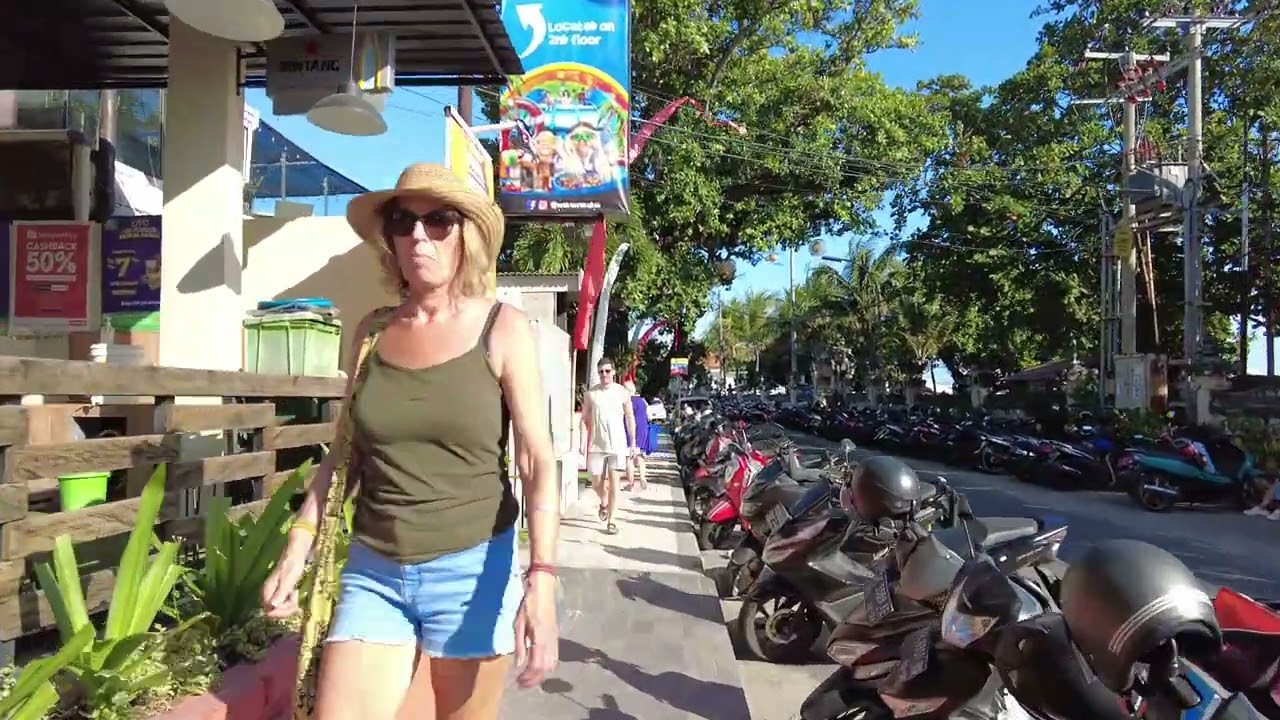 Walking around Double Six Beach in Seminyak, Bali