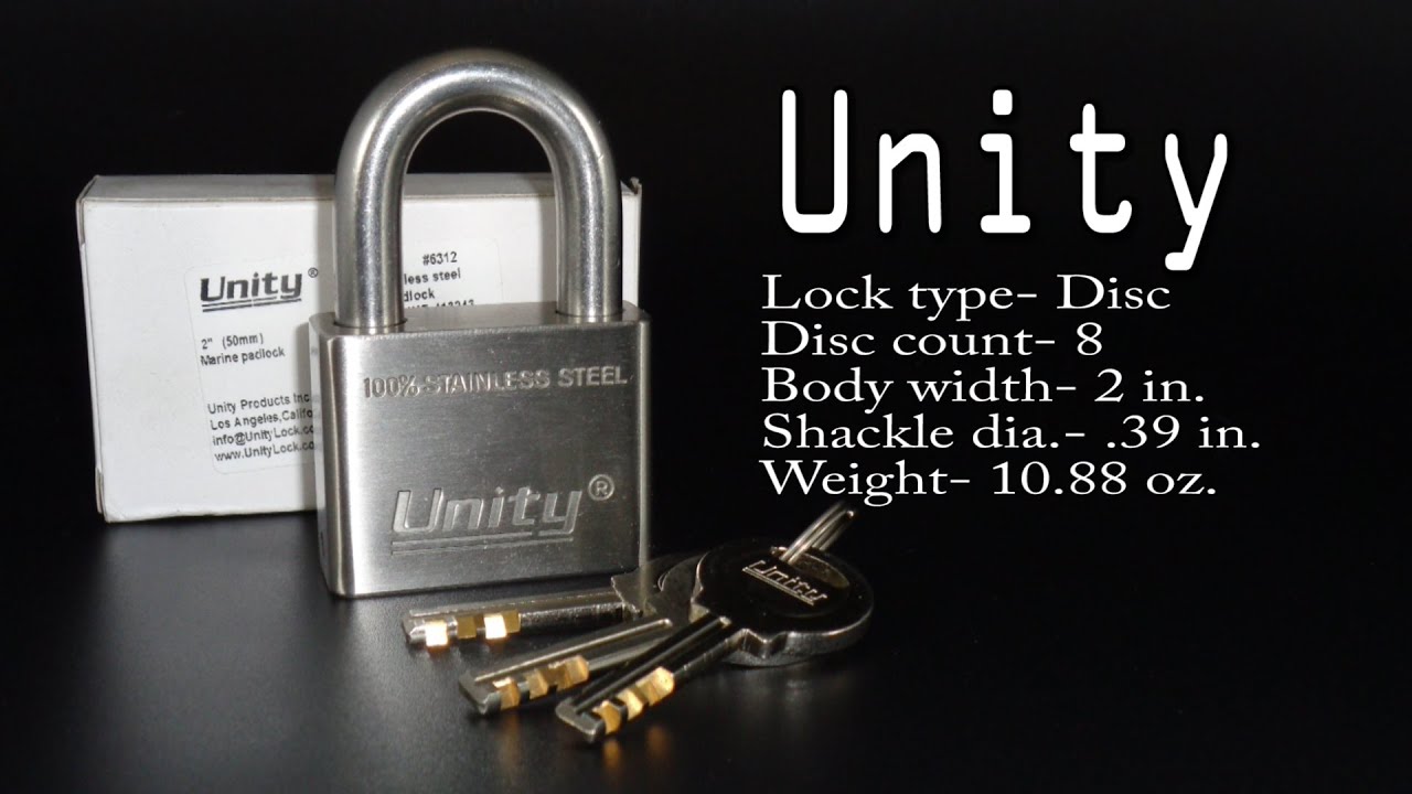 #302 Unity disc detainer padlock and the new Sparrows tool