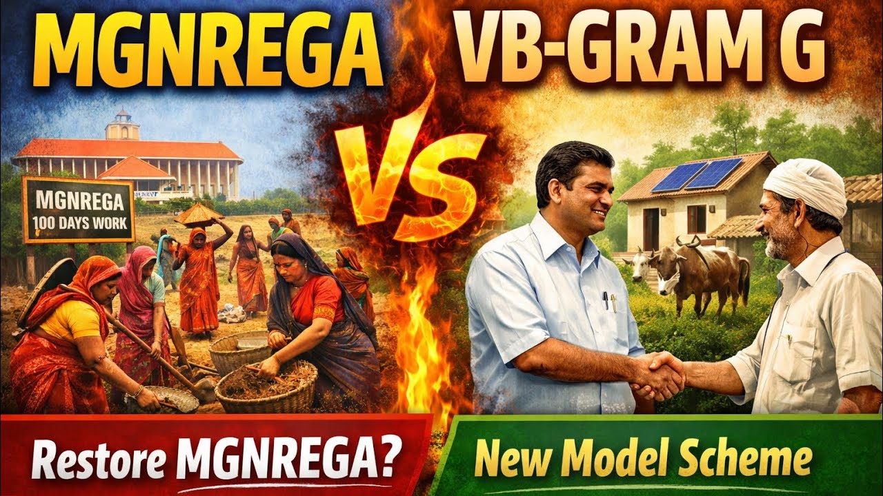 MGNREGA vs VB-GRAM G | Kerala Resolution Explained | GS-2 UPSC