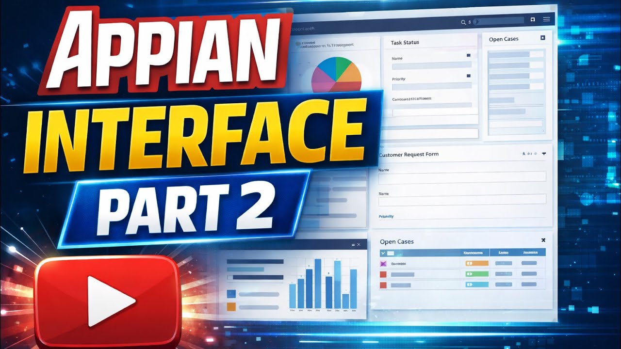 Appian Interface : Part 2 | Creating a form using interface #appian #tutorial #interface