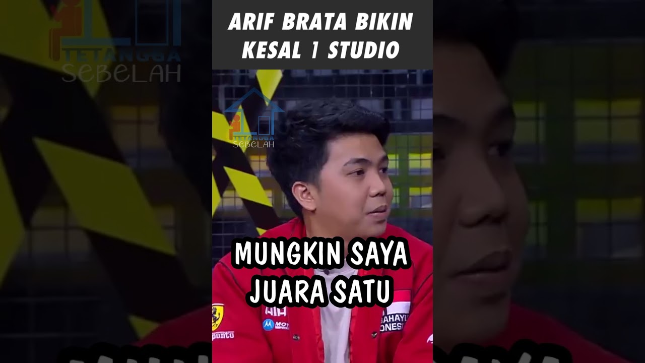 ARIF BRATA Mainin Emosi Satu Studio TONIGHTSHOW #shorts
