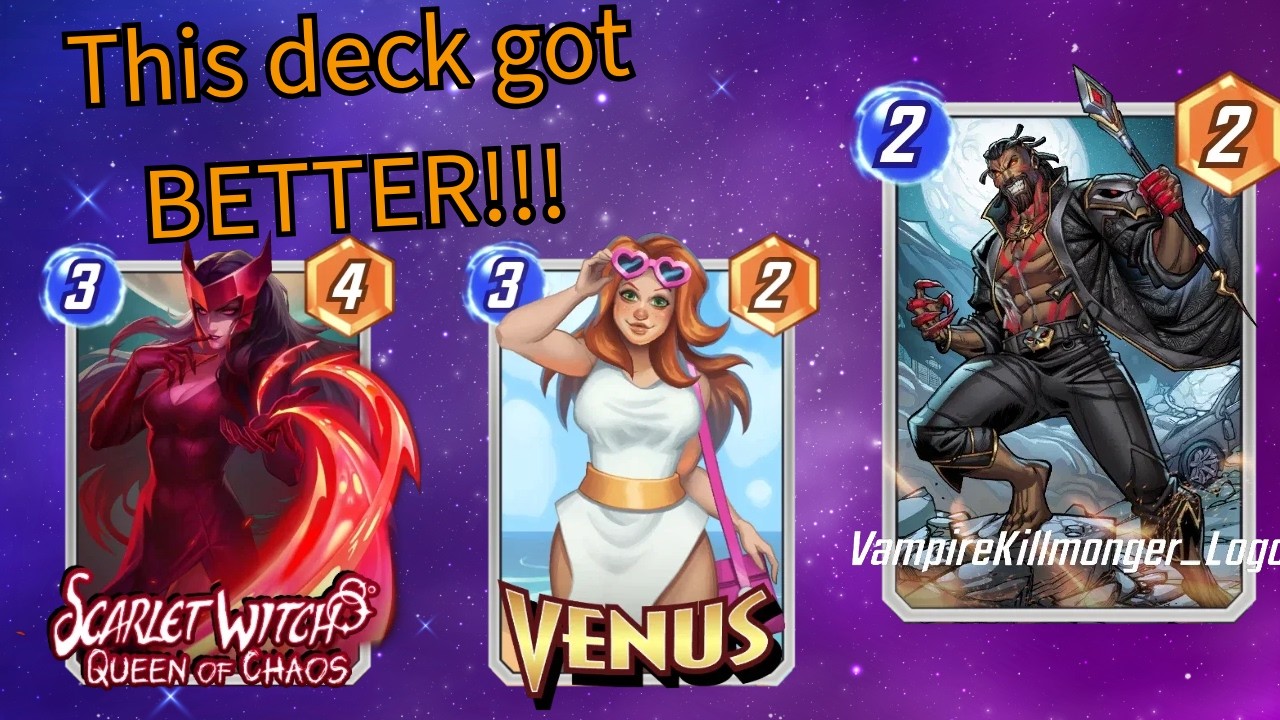 Vampire Killmonger just made the spell-scaler deck AMAZING! - Marvel Snap Deck Highlight