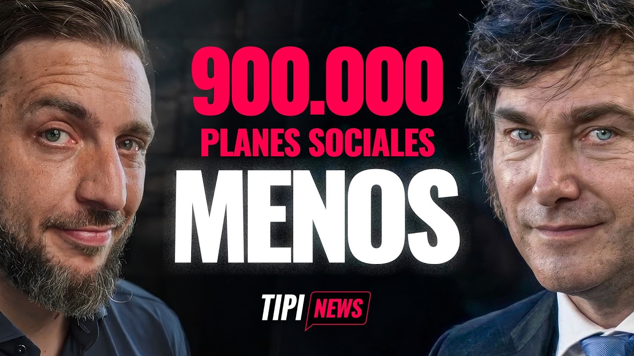Milei anunció EL FIN de 900.000 planes sociales