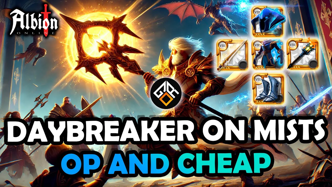 OLD VIDEO: DAYBREAKER ON MISTS: OP & CHEAP vs 8.3 | Gordinh - ALBION ONLINE