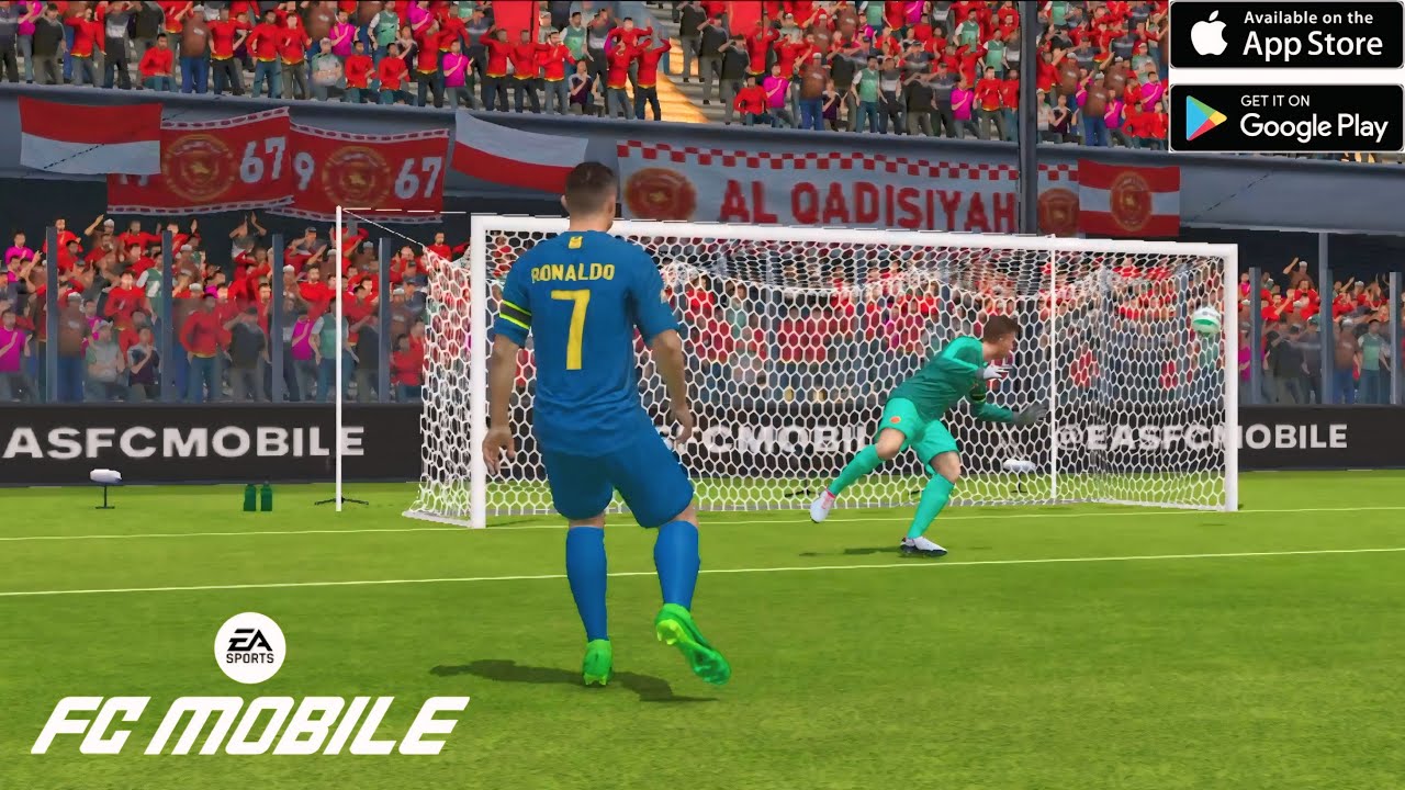 EA Sports FC Mobile 24 ( Al Nassr FC vs Al Qadsiah FC ) Android, iOS Half Time Gameplay