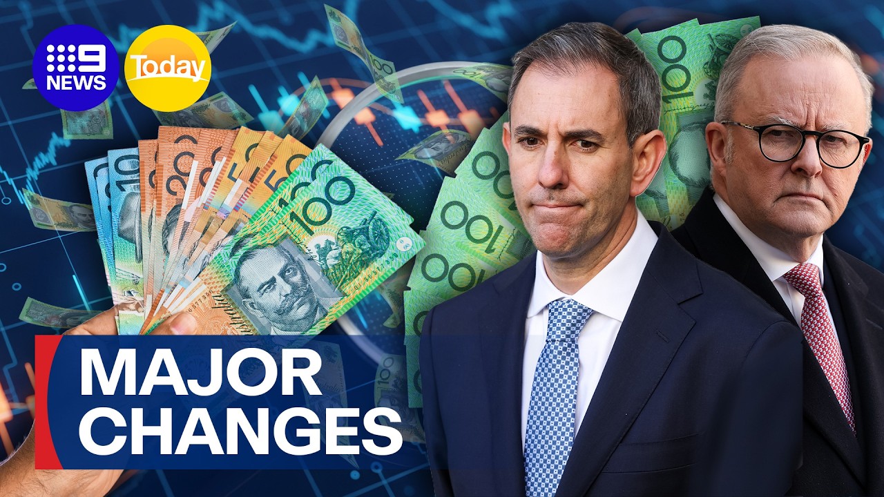 Major wage, tax and super changes hit Australians from TODAY | 9 News Australia