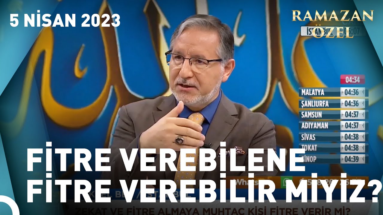 Fitre Verirken Bu Hususa Dikkat Edin! | Prof. Dr. Mustafa Karataş ile Sahur Vakti