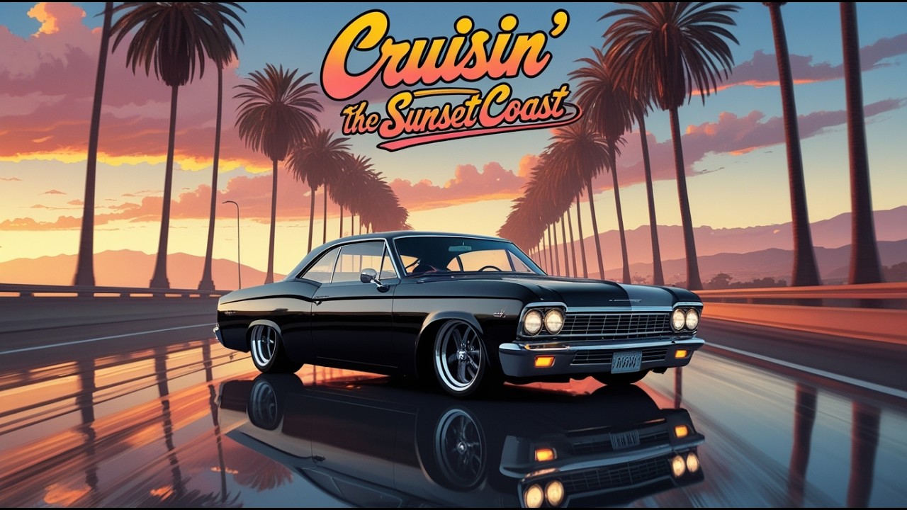 G-Funk Sunset Ride – 🌴 Chrome Wheels, Warm Skies & West Coast Vibes