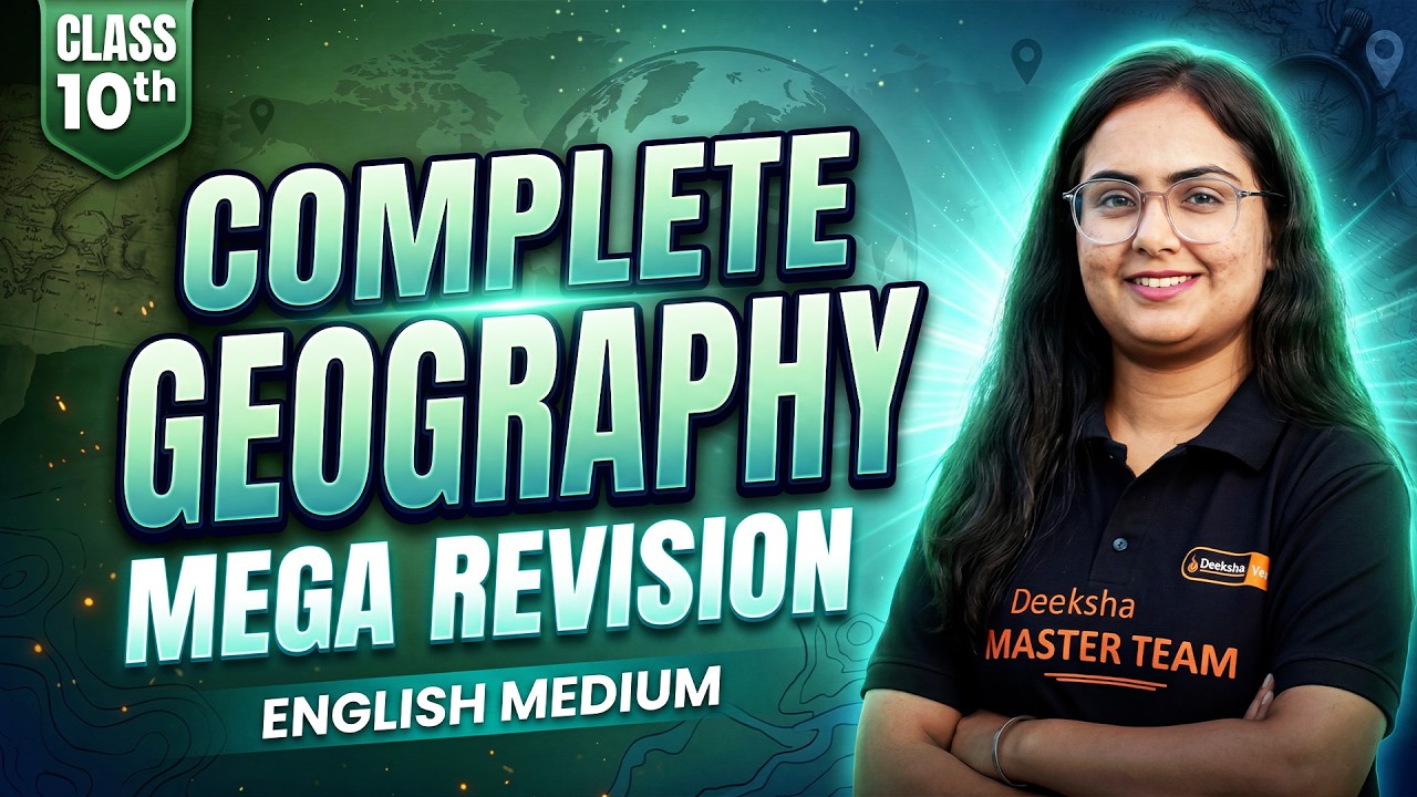 🔥 Complete Geography Revision 2026 | Class 10 SST Final Exam | Day 2 with Tanvi Ma’am 💯🚀