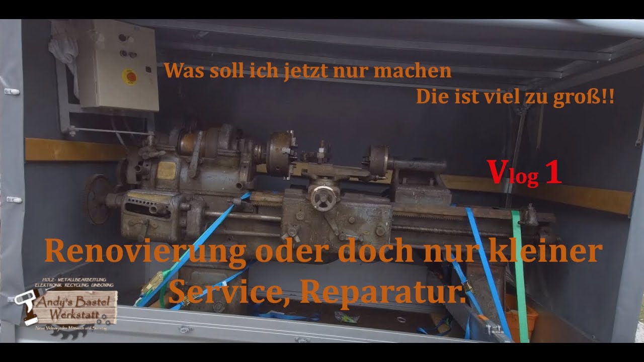 Drehbank VLOG 1  Sie ist endlich hier!