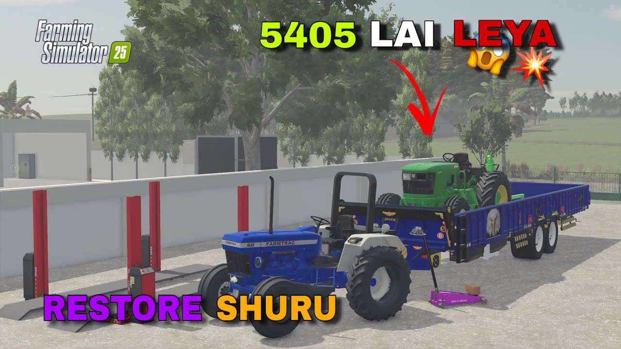 KABAAD CHO LYANDA TRACTOR 🗽🦅 5405 NU KRAGE RESTORE💥☠️ TRALLY MUKABLA SOON 📸🗯️ JOSSAN_x1 #27