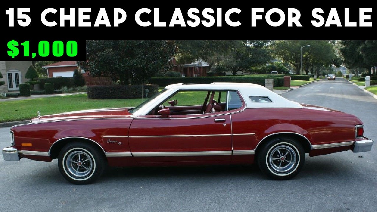 15 BEST CHEAP CLASSIC CAR FINDS for Sale CHEAP Today