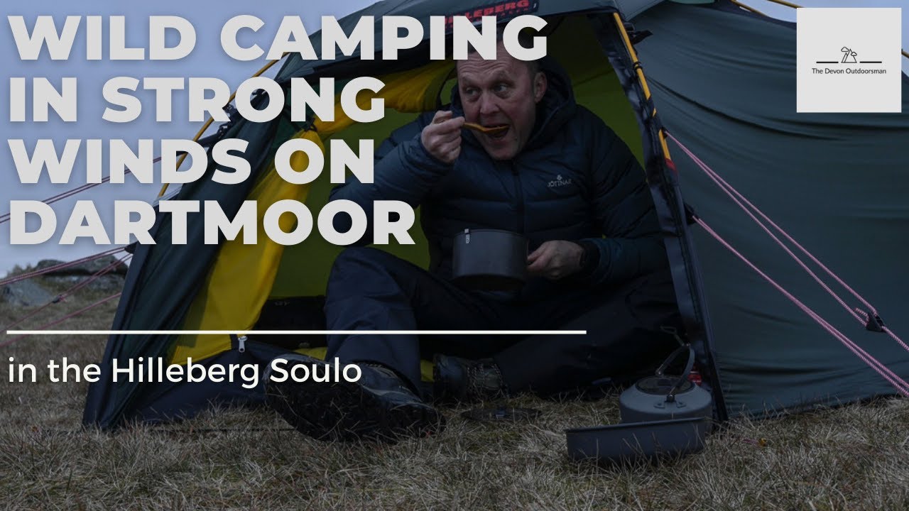 Wild-Camping in strong winds on Dartmoor with the Hilleberg Soulo #wildcamping #dartmoor #hilleberg