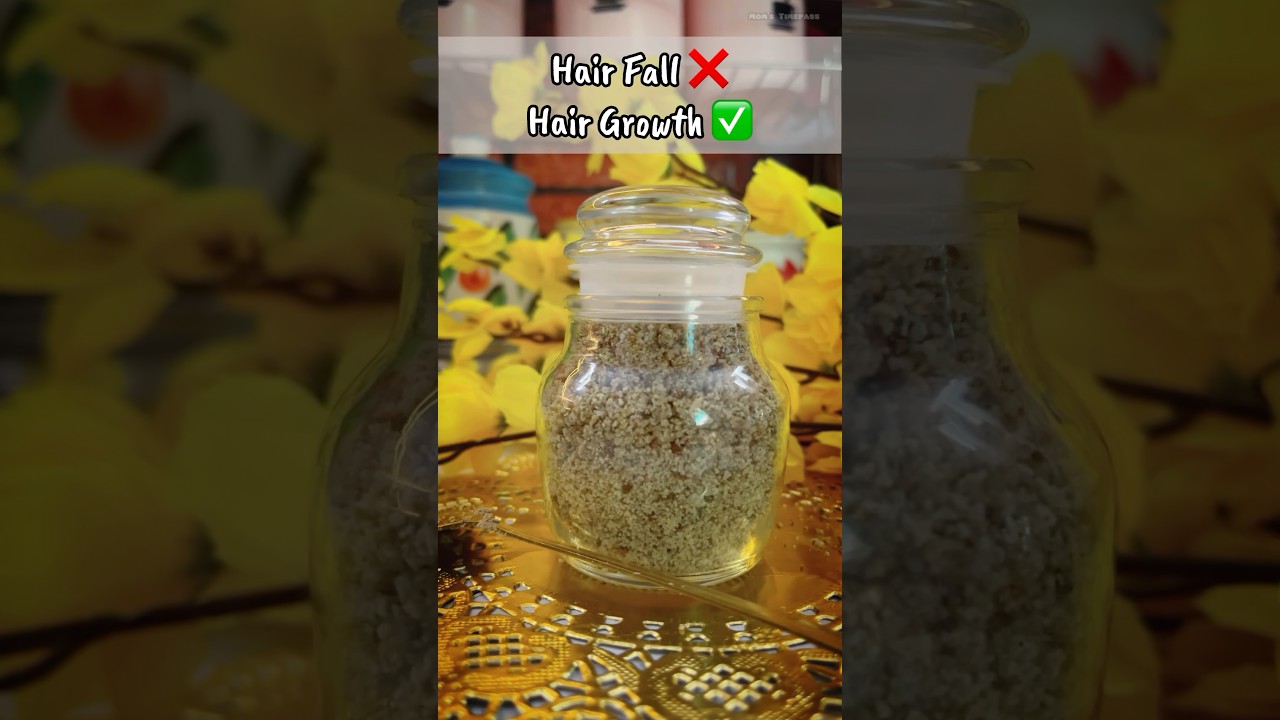 30 நாள்ல முடி வளரும் 💥 Homemade Hair Regrowth Powder 🔥 #shorts #hairgrowth #haircaretips