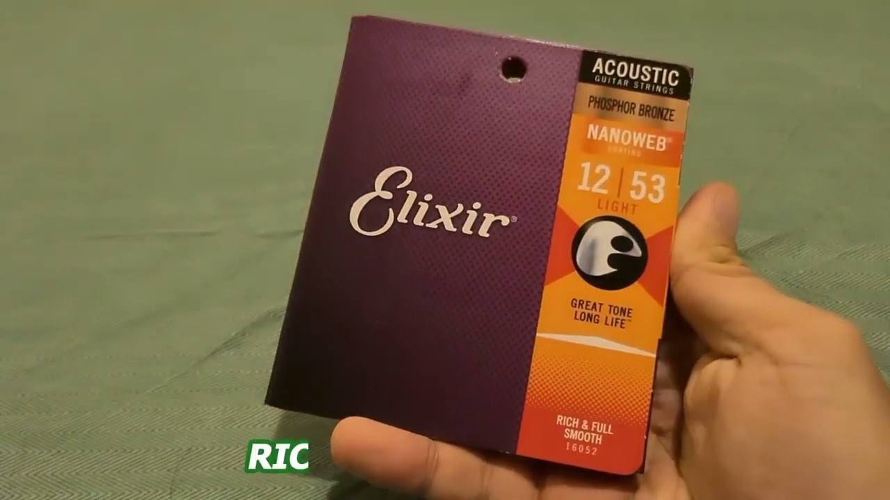 Elixir Strings 80 20 Bronze Acoustic Guitar Strings w NANOWEB Coating Review
