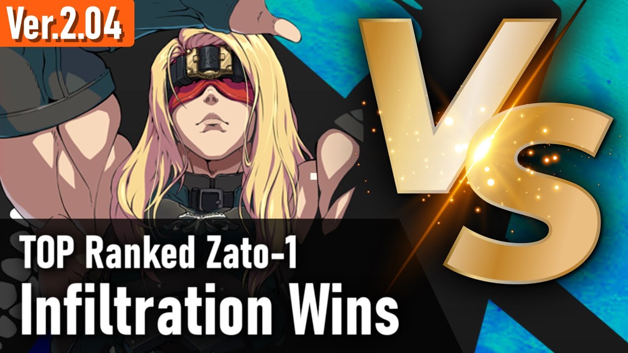 GGST ▶ Zato (Infiltration) vs Axl, Ky | Guilty Gear Strive