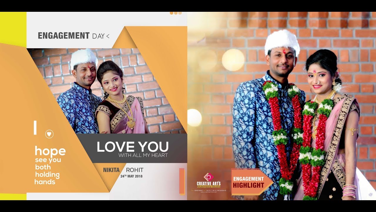 Best 2018 Nikita & Rohit Engagement Highlight Video By- Creative Arts Multimedia Studio