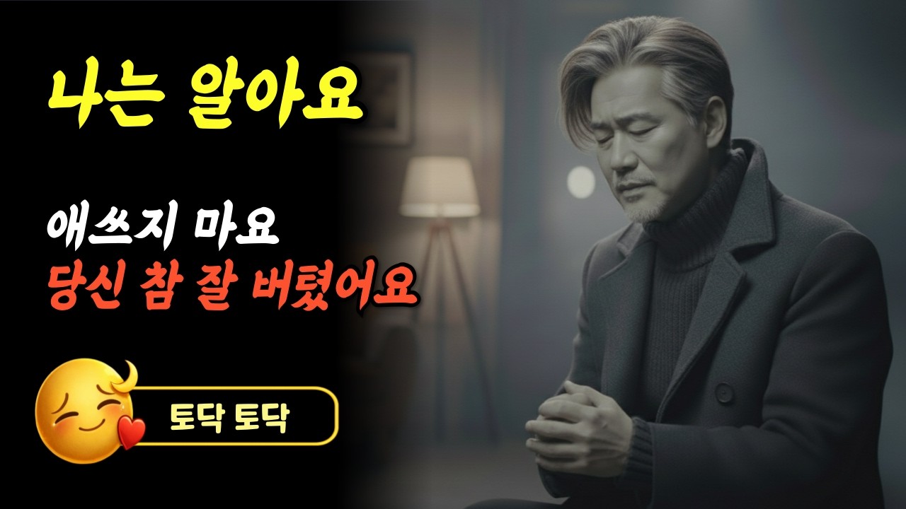 아무도 몰라도 나는 알아요 | 지친 마음을 안아주는 위로 노래
