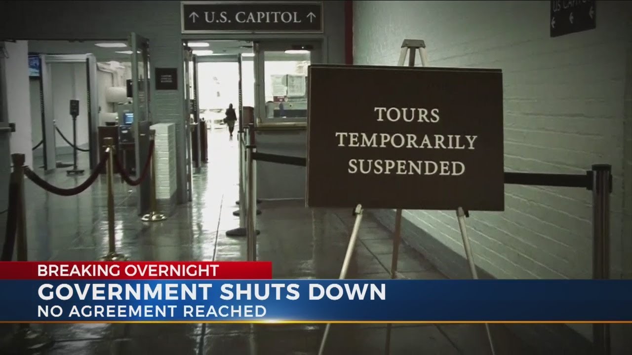 Government shuts down as partisan blame game heats up