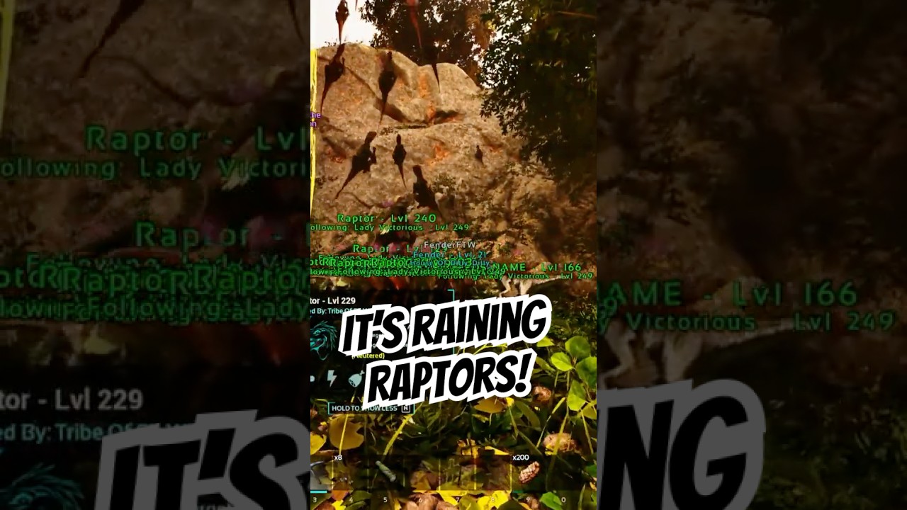 When Your Raptors Evolve | #playARK #ArkSurvivalAscended #ARK #gaming #hillbillywilly on #Twitch
