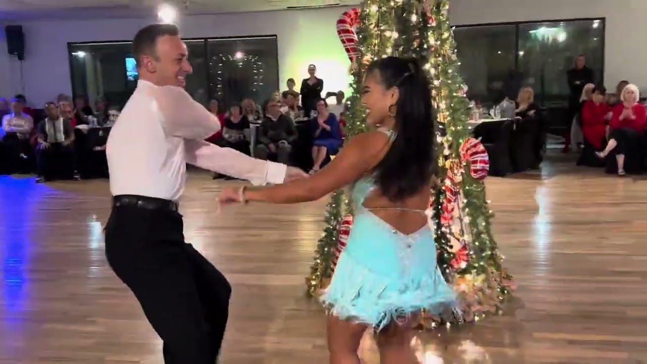 Radomir Pashev and Jordan Vijungco “Let’s Cha Cha” - NRG Ballroom Xmas Showcase 2023