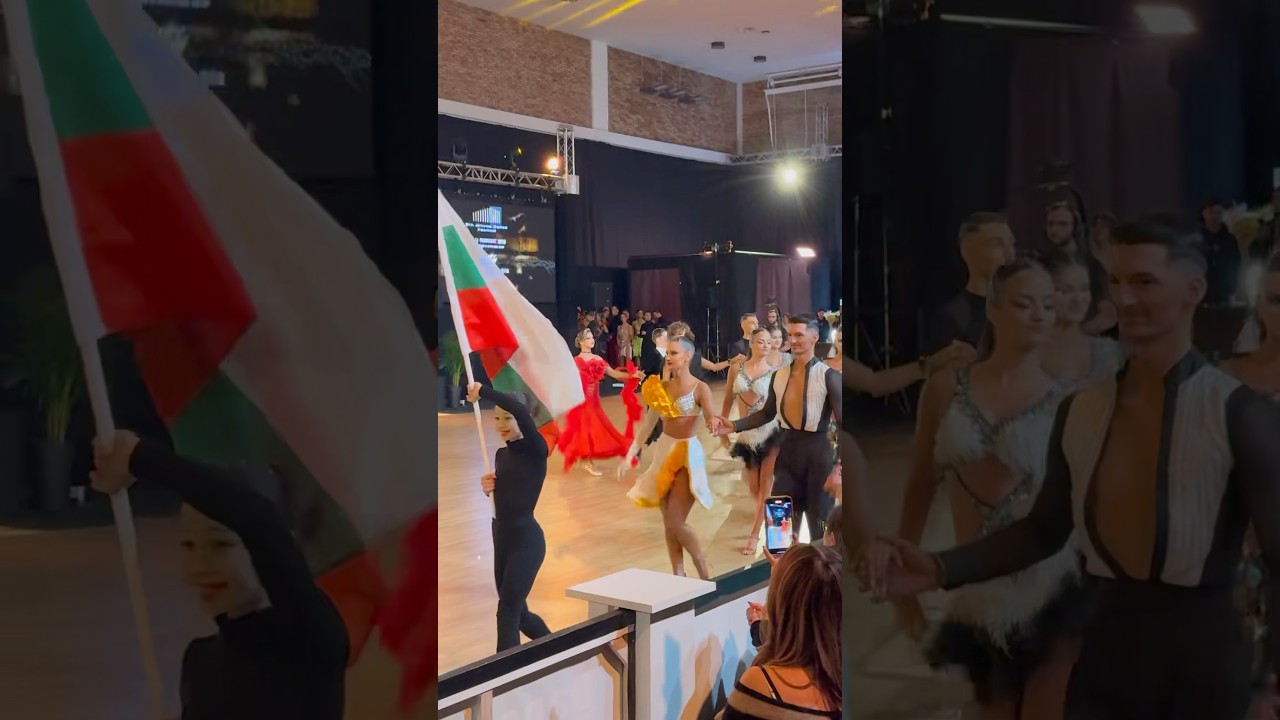 Team Bulgaria -WDO World Amateur Latin Championship parade of nations  #adf #bulgaria #dance #wdo