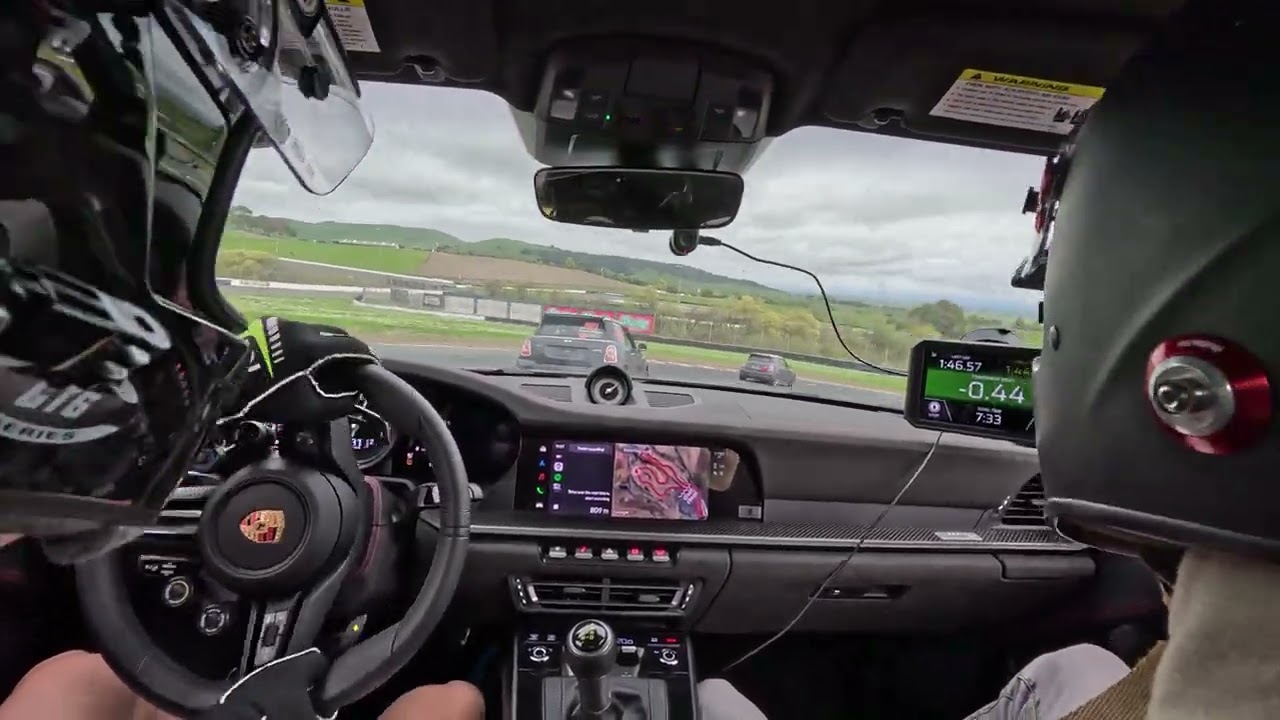 Sonoma Raceway - 992 GT3RS fighting through traffic from back of the grid