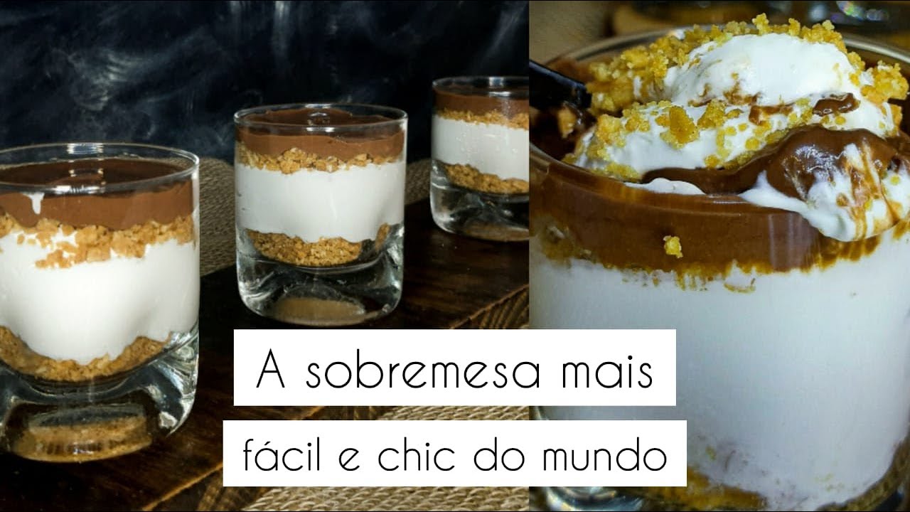 VERRINE DE CHANTILLY E CHOCOLATE | A SOBREMESA MAIS F&Aacute;CIL DO MUNDO