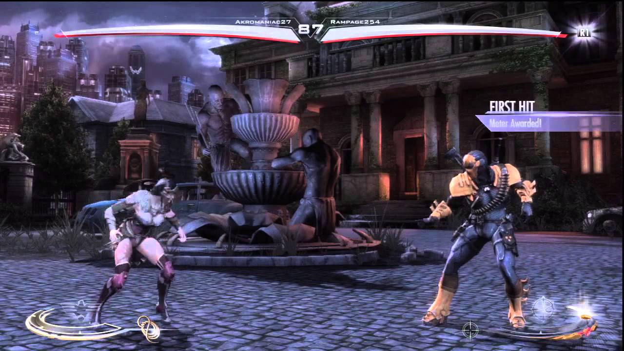 Injustice online matches vs Akromaniac27