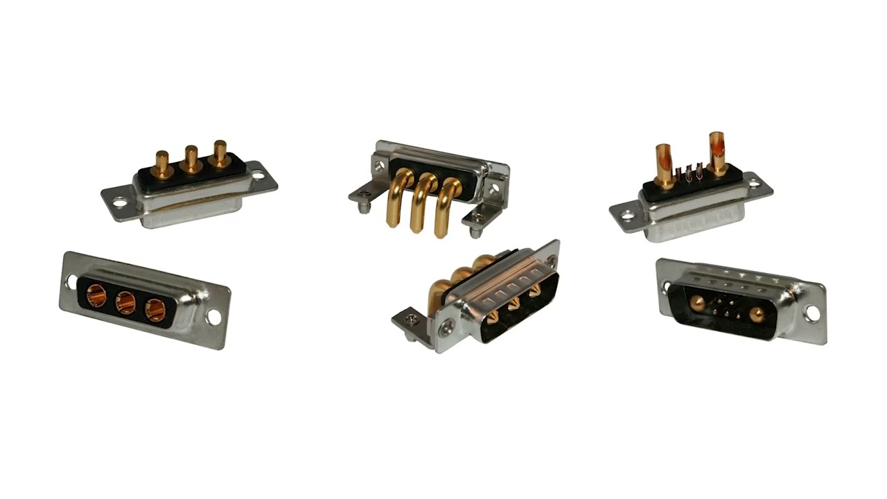 NorComp POWER-D Combo-D Mixed Contact D-Sub Connectors