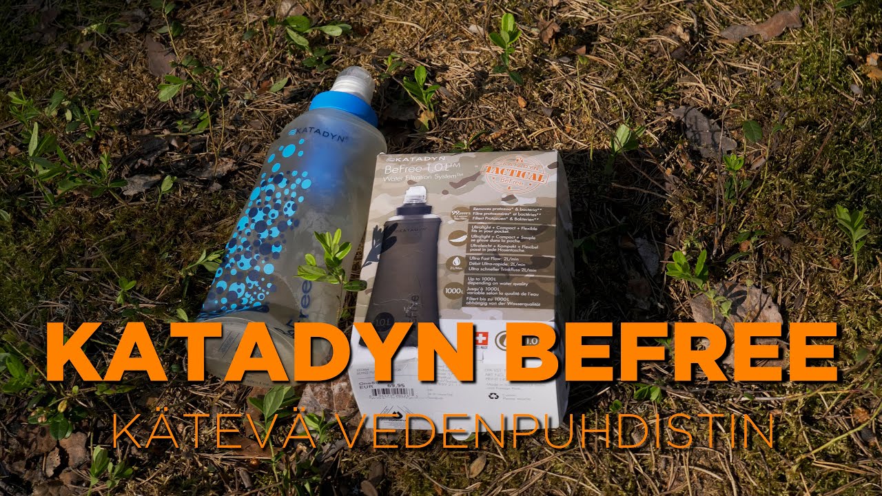 Katadyn BeFree vedensuodatin - kevyt ja kompakti