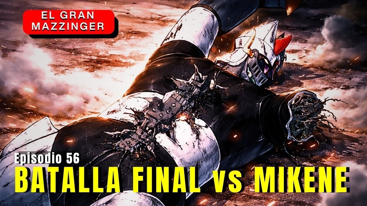 El fin del GRAN MAZZINGER, la batalla final contra Mikene.