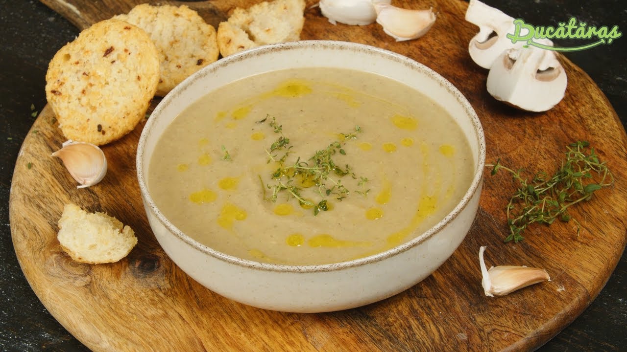 SUPA CREMA DE CIUPERCI - Deliciu fin si sanatos
