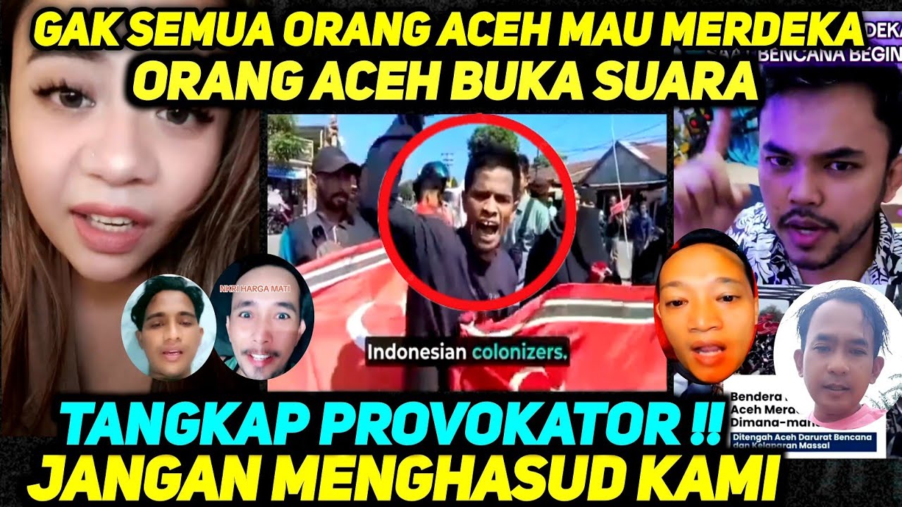 NKRI HARGA MATI !! TIDAK SEMUA ORANG ACEH MAU MERDEKA, TANGKAP PROVOKATOR